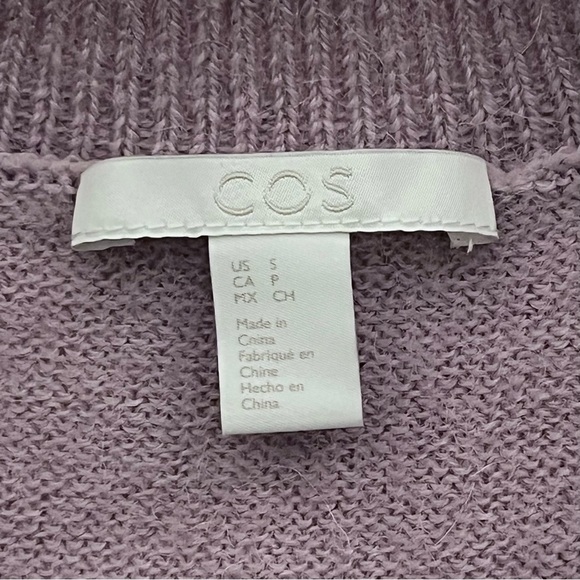 COS Lavender Crew Neck Sweater - Picture 3 of 4
